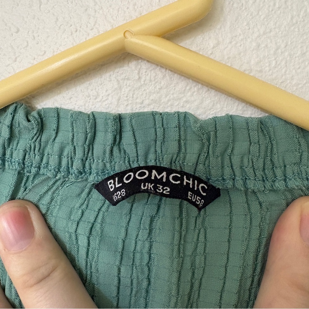 Bloomchic Solid Striped Flutter Maxi Dress - image 7